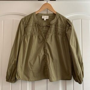 Cleobella Olive Green Blouse